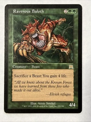 MTG - Ravenous Baloth (Onslaught) - Near Mint, Never Played - Image 1 of 2