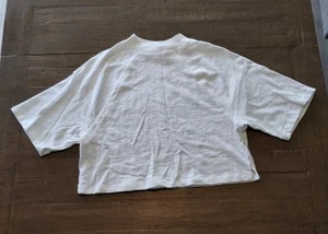 T-shirt donna girocollo bianca Universal Threads taglia media oversize - Foto 1 di 11