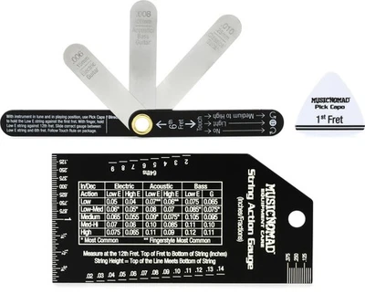 MusicNomad Truss Rod Gauge & String Action Gauge Bundle - Image 1 of 4