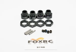 ARRMA Kraton 6s V6 EXB 17mm Hex Hubs Hexes Wheel Nuts & Pins FX3748 - Picture 1 of 3