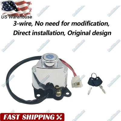 Interruptor de encendido para Honda VT750C Shadow ACE 750 1997-2003 Phantom 750 2010-2025 Foto 1 de 4