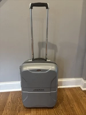 "Maleta rígida Brics Pininfarina plateada 2 ruedas equipaje de mano 20""" Foto 1 de 4