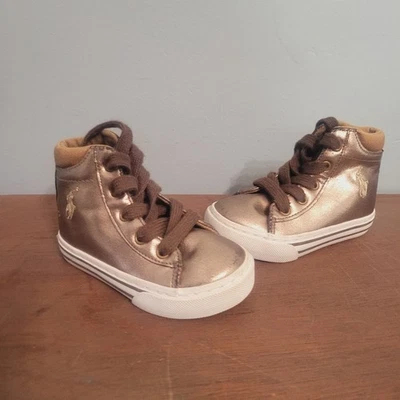 Zapatos Polo Niños Metálicos Niño Pequeño Talla 5 Foto 1 de 4