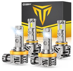 FAHREN H11 9005 Light Bulbs Combo 70,000LM 10X Super Bright 4 pack new sealed - Picture 1 of 6