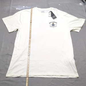 Billabong Spellout Agave A/Div Tee Herren XL Creme Kurzarm Surf Shirt Oberteil - Bild 1 von 12