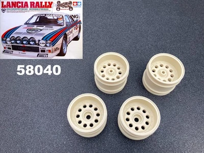 Juego de 4 ruedas réplica Tamiya Lancia Rally 58040 para chasis ORV vintage 037 Foto 1 de 4