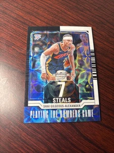 2023-24 Contenders Optic Shai Gilgeous-Alexander Black White 24/25 Playing Game - Bild 1 von 2