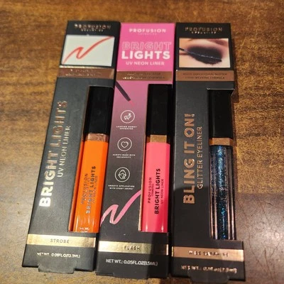 NEW Eyeliner Lot of 3 Profusion Cosmetics - Image 1 of 4