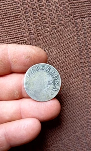 1 PESETA PLATA JOSE NAPOLEON BARCELONA AÑO 1811 PESO : 5,16 GR. - Imagen 1 de 10