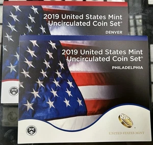 Set 20 monete 2019 (P+D) US Mint NON CIRCOLATE. OGP! - Foto 1 di 1
