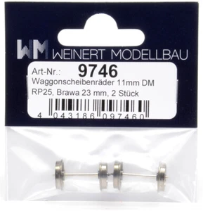 Weinert • 9746 • Radsatz • Brawa • RP 25 Code 110 Ø 11,0 / - 23,0 - - Bild 1 von 1