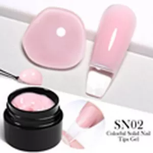 5ml Solid Nail Tips Gel Nail Polish False Fake Nail Tips Transparent Clear Nail - Picture 1 of 46