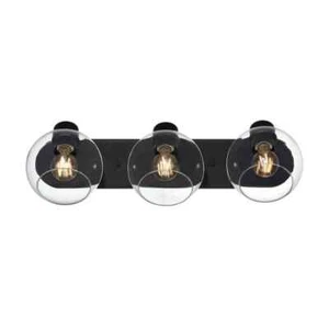 Westinghouse Hyson 24 in. 3-Light Matte Black Vanity Light - Picture 1 of 6