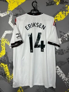 Eriksen Manchester United Away football shirt 2022 Adidas Mens Size 2XL ig93 - Picture 1 of 10