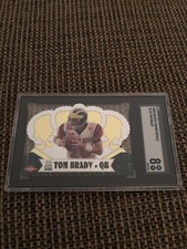 Tom Brady 2000 Pacific Crown Royale Rookie card(SGC)