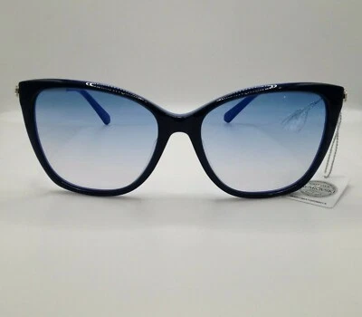 Gafas de sol para mujer Swarovski SK 267 90W azul plata plástico marco 55-16-135 Foto 1 de 4