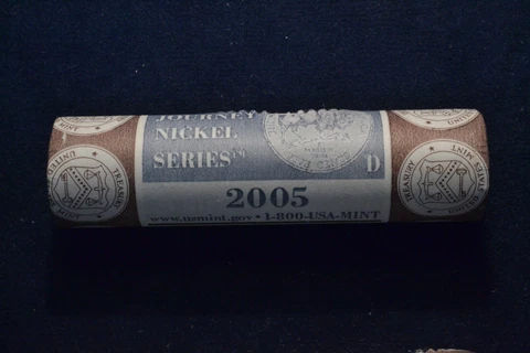 2005 D Westward Journey $2 Modern Buffalo Nickel Original Roll Cover