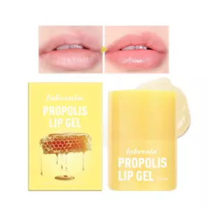 Bálsamo labial hidratante para labios miel y máscara 12 horas mantequilla propóleo hidratante de larga duración - Imagen 1 de 13