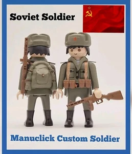 PLAYMOBIL SOLDADO CUSTOM WW2 EJERCITO RUSO SEGUNDA GUERRA MUNDIAL SOVIET - Bild 1 von 5