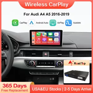 Roadtop Wireless Carplay Android Ricevitore Moduli Auto per Audi A4 A5 2016-2019 - Foto 1 di 8