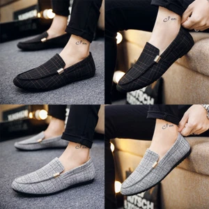 Mode Herren Slipper Halbschuhe Leger Flach Sommer Weich Männlich Fahren Schuhe Schuhe - Bild 1 von 8
