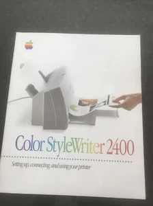 Apple Color StyleWriter 2400 Set-up and User’s Guide *1995 * Used - Picture 1 of 3