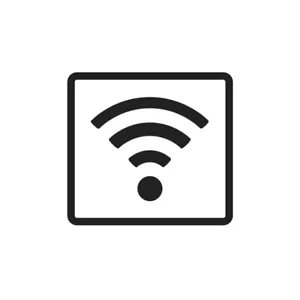 WLAN-Symbol Aufkleber mit Wunschfarbe 3 STÜCK-SET - Bild 1 von 16
