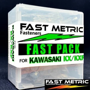 KAWASAKI FAST-PACK Kit de pernos de coincidencia de fábrica KX KXF 80 85 125 FASTMETRIC - Imagen 1 de 3