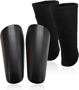 Fußball Schienbeinschoner mit Socken & Knöchelschutz für Erwachsene & Kinder - Bild 1 von 7
