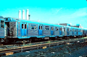ORIGINAL KODACHROME SLIDE GE-REBUILT R-32 #3893/92 207 ST. YARD OCTOBER 9, 2007 - Picture 1 of 1