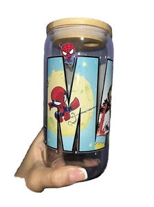 Marvel 16oz Glass Cup - Picture 1 of 4