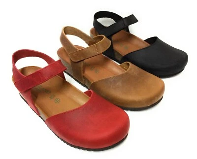 GRUNLAND  Sandalo donna in pelle forma larga  SB0775 1358 - Immagine 1 di 4