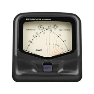 SX40C 144-470MHz UV SWR Power Meter Standing Wave Ratio Meter w/ M-J Connector - Zdjęcie 1 z 2