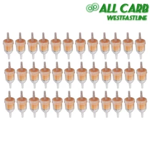 36 Pack Universal GAS Inline Fuel Filter 1/4" x 5/16" For Kawasaki Kohler B & S - Picture 1 of 10