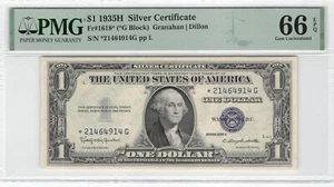United States 1 Dollar 1935 Fr-1618* Star Note PMG 66 EPQ - Picture 1 of 2
