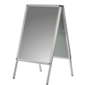 FRANKEN Kundenstopper Standard silber DIN A1 2 Fächer - Bild 1 von 1