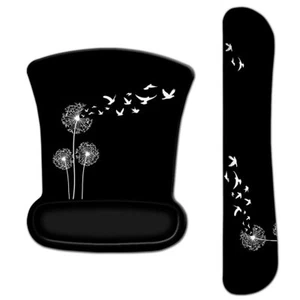 Repose-main clavier tapis de souris ergonomique Set tapis de souris avec cous... - Photo 1/6