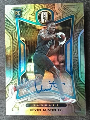 Kevin Austin Jr. /199 Rookie Autograph 2022 Panini Gold Standard Jaguars RC - Image 1 of 3
