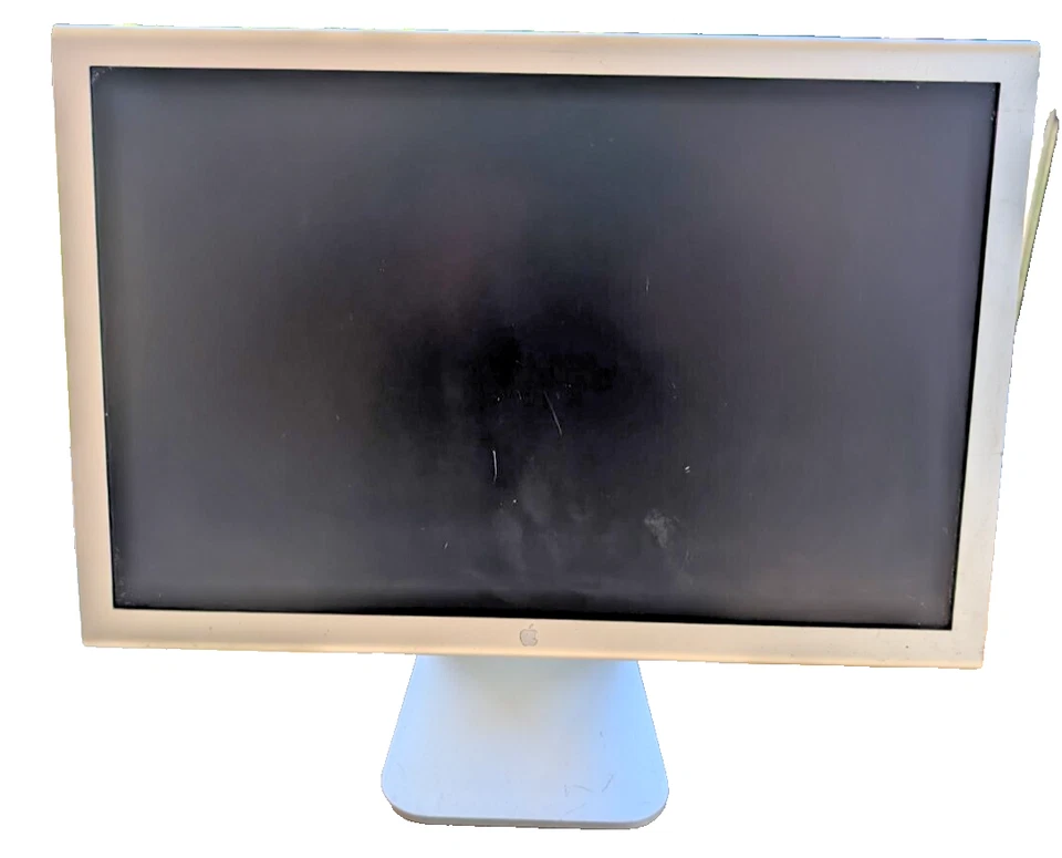 Apple A1081 20" Widescreen Cinema Display LCD Monitor w/DVI USB Cables WORKING - Image 1 of 4