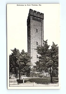 Postcard Kentucky Entrance To Fort Thomas Army Post, KY Campbell County - Picture 1 of 3