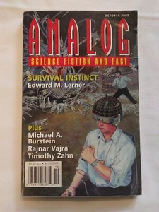 2002 October, Analog Sci-Fi/Fact Magazine, Edward M. Lerner (MH437) - Picture 1 of 4