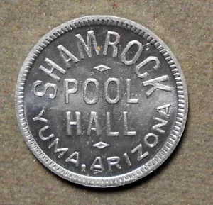 9150 Yuma, Arizona, Kleeblatt-Poolhalle. Ringstanzversuch, Aluminium, 24mm, unifac - Bild 1 von 1