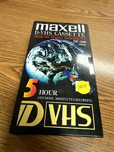 Maxell D-VHS Kassette leer 5 Stunden DF-300 für digitale VHS-Recorder - Bild 1 von 2