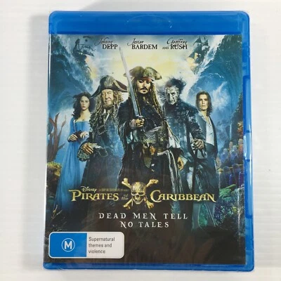 Pirates of the Caribbean Dead Men Tell No Tales Blu-ray Region A B C SEALED TRAC - image 1 of 4