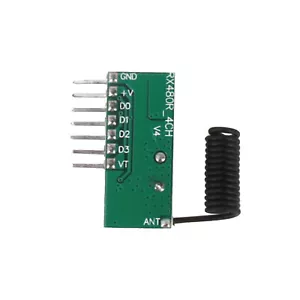 DC5V 4-channel RX480E Universal RF Wireless Receiver Module 433MHz - Picture 1 of 12
