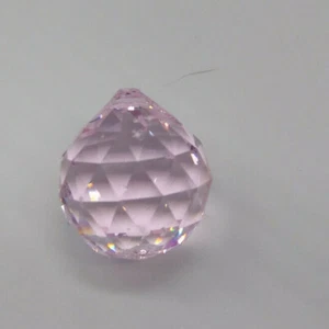 Cristallo Swarovski Rosaline 20mm sfera sfaccettata prisma 8550; alcuni difetti...LEGGI TUTTO - Foto 1 di 6