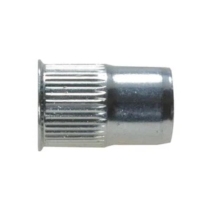 Countersunk Splined Body Nutsert Metric Coarse Rivnut Insert Zinc Plated - Picture 1 of 4