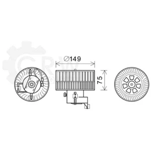 Electric Motor Interior Blower Heater Blower Motor For Mercedes A-Class W168 - Picture 1 of 1