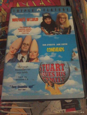 Wayne's World Coneheads Stuart Saves His Family DVD 2007 Triple Feature 3 Discs - Image 1 of 2