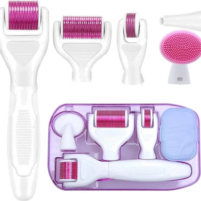 Professionelles Derma Roller Set für Gesicht und Körper - Straffende Hautpflege - Bild 1 von 4